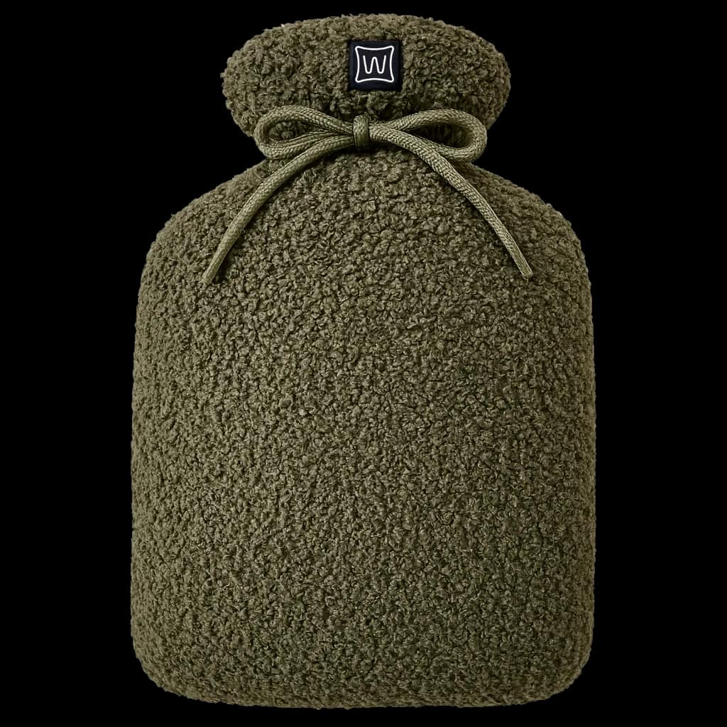 Warmpi Buddy Teddy Green 30x20cm infrared warmer with soft teddy fabric and power bank
